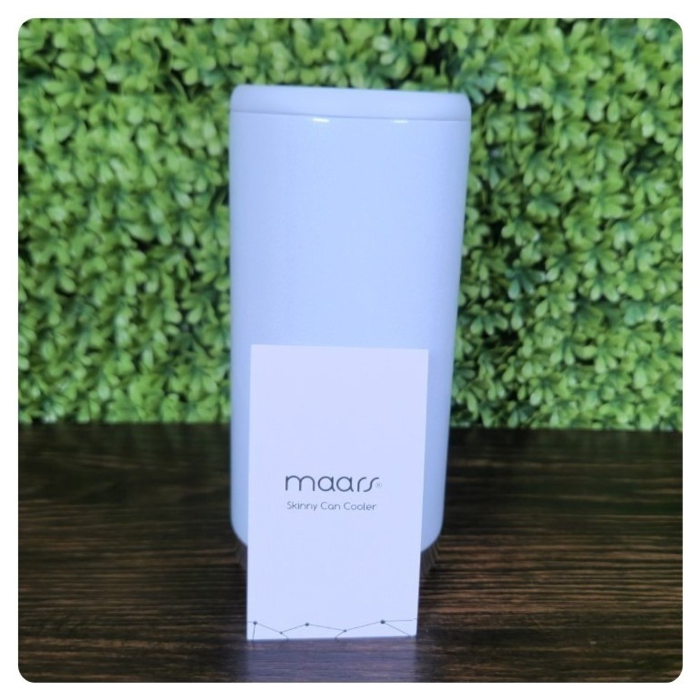 Maars Skinny Can Cooler Slim Beer & Hard Seltzer 12oz Stainless Steel Insulated